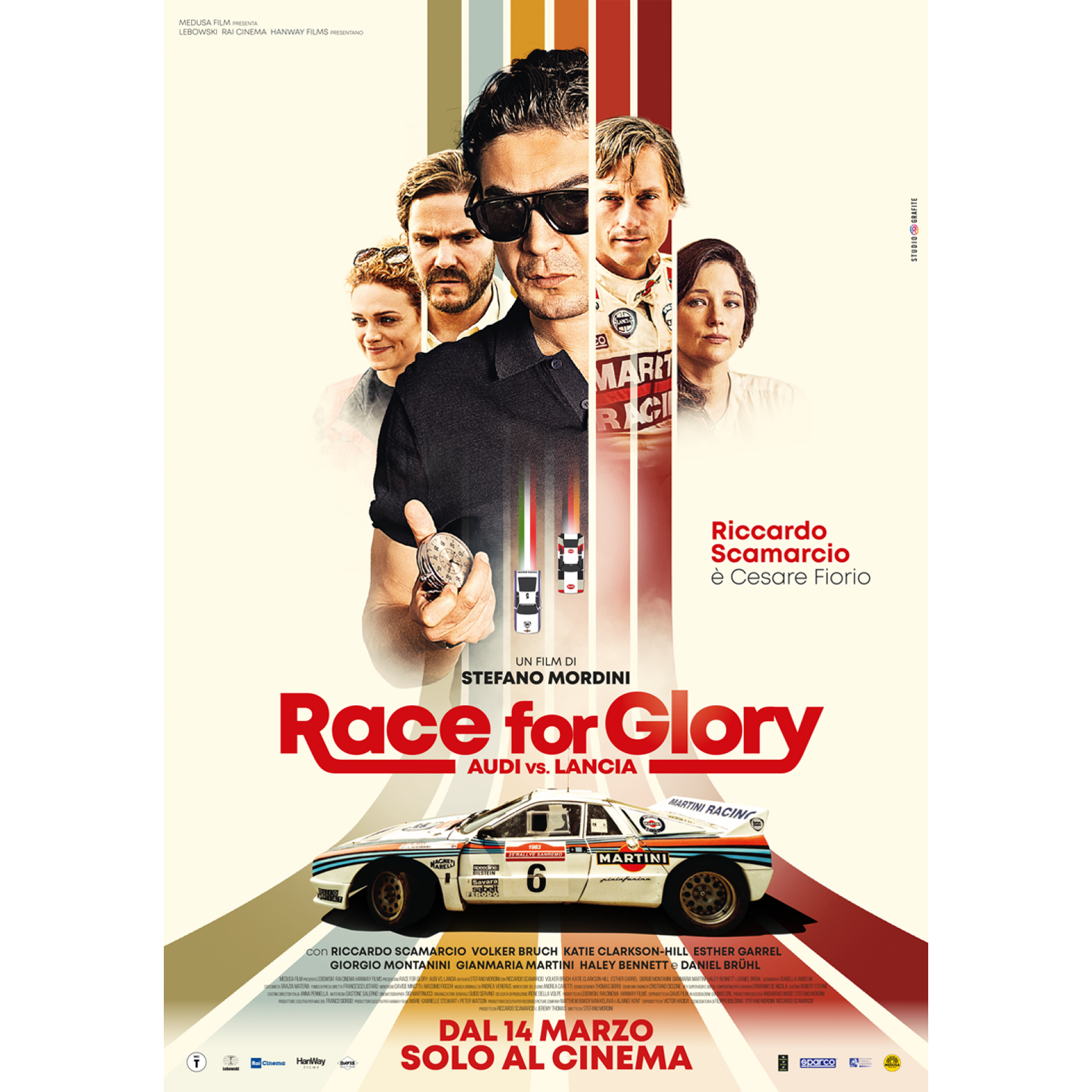 Lozza stars on the silver screen in the new film "Race for Glory - Audi vs Lancia”
