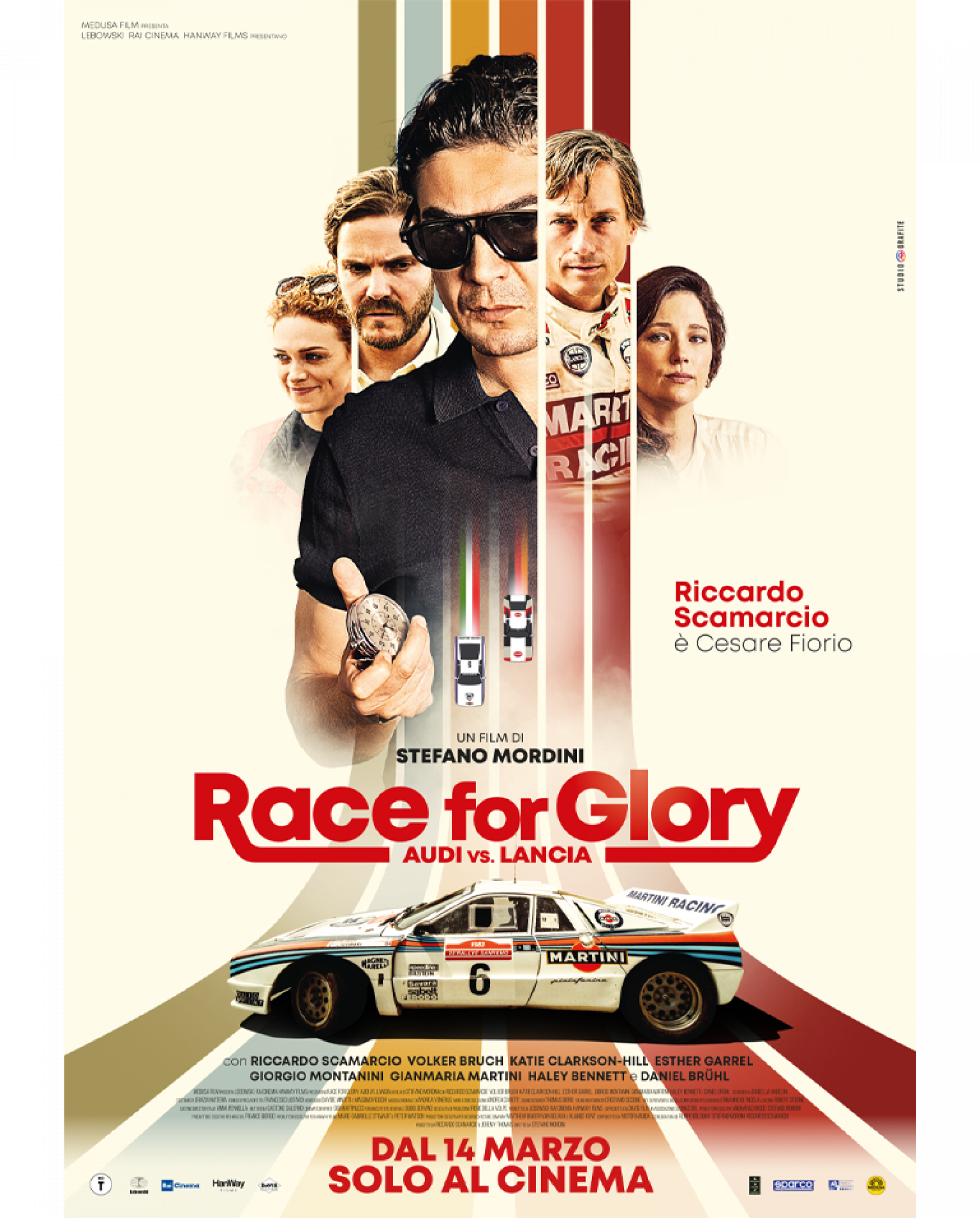 Lozza protagonista sul grande schermo nel nuovo film “Race for Glory - Audi vs Lancia”