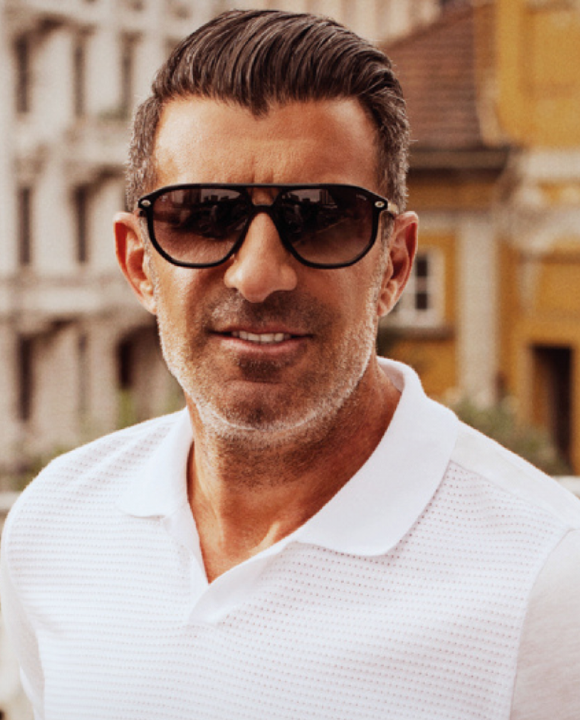 Lozza x LF Luís Figo the football icon meets the finest in italian eyewear