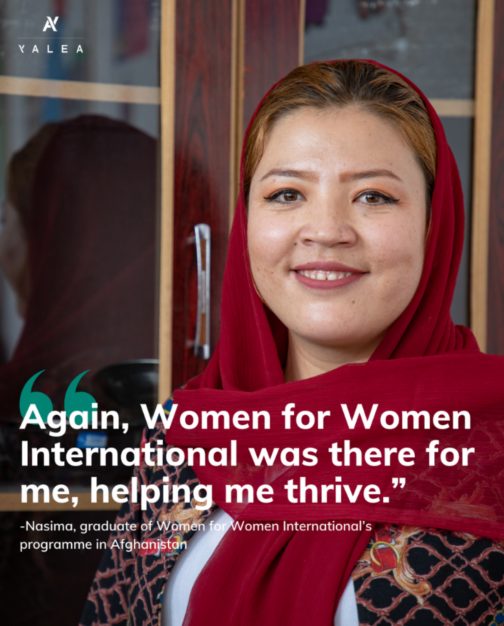Yalea renews its commitment to women with Women for Women International